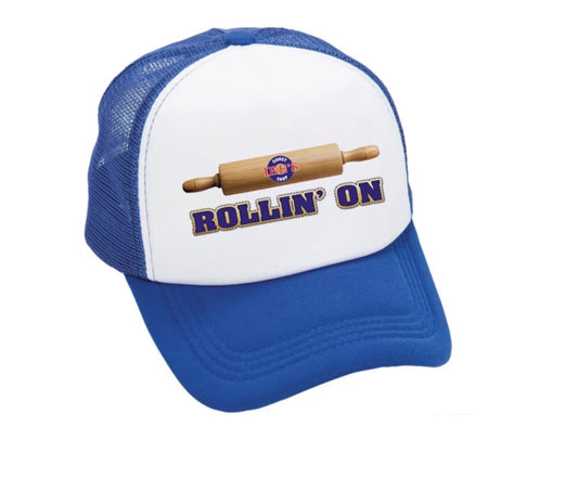 Royal Blue Trucker Hat “Rollin’ On”