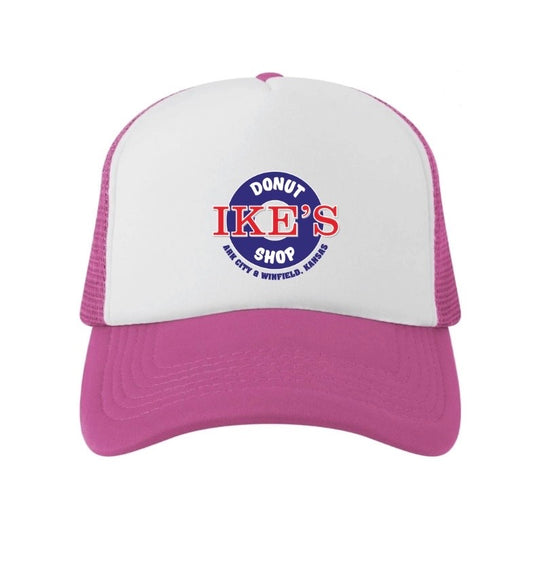 Pink Trucker Hat “Ike’s Logo