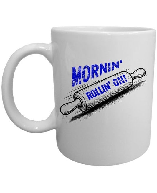 “Morning, Rollin On” Ike’s Coffee Mug