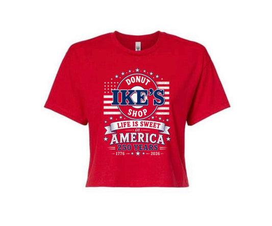 4th of July Crop Top