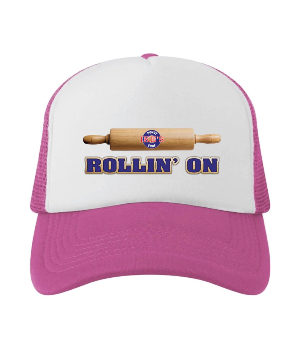 Pink Trucker Hat “Rollin’ On”