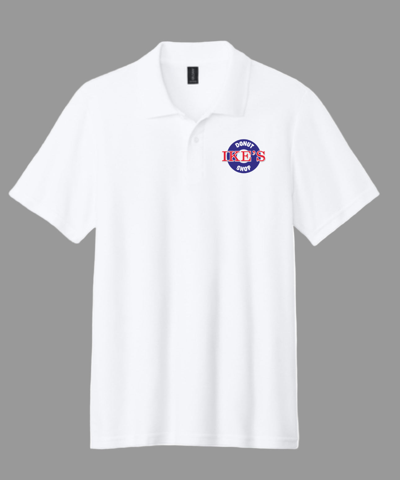 Embroidered White Polo