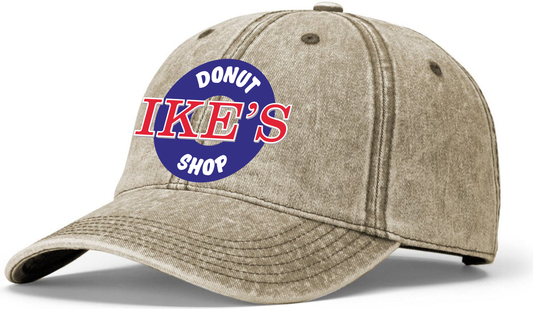 Khaki Snow Wash Embroidered Hat